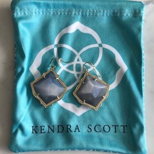 Slate/Gold Kendra Scott Earrings